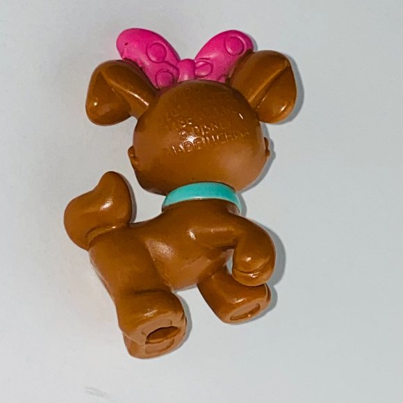 Disney Brown Dog Pink Hair Bow Mattel X5201 2011 - Picture 5 of 8